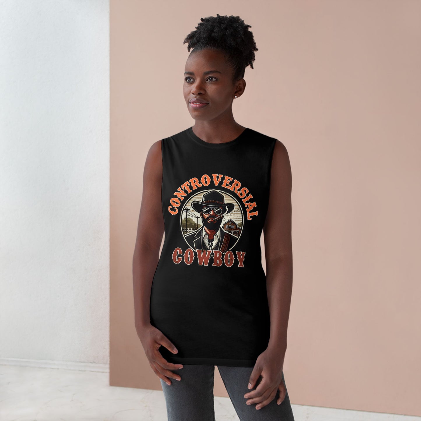 "Controversial Cowboy" Tank Top